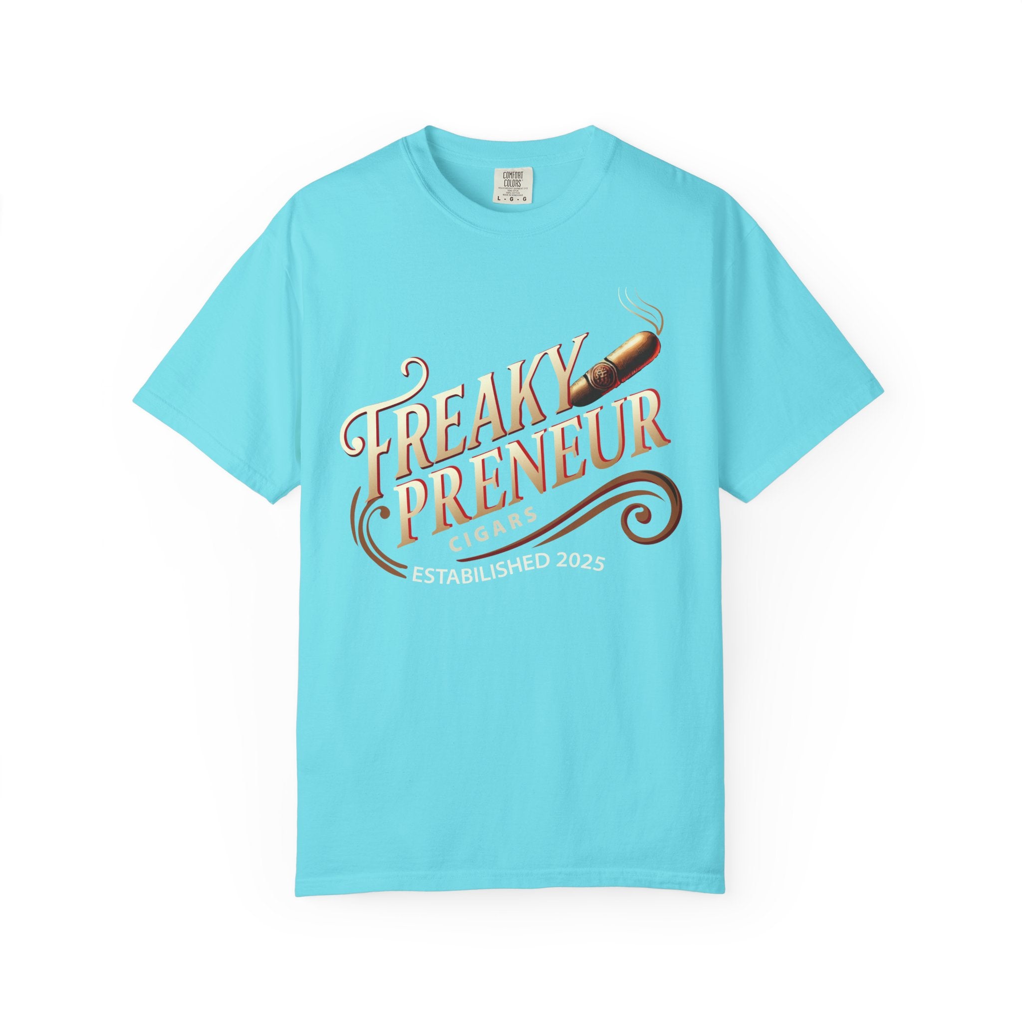 Freakypreneur Graphic T-Shirt — Vintage Cigar Logo with QR Back
