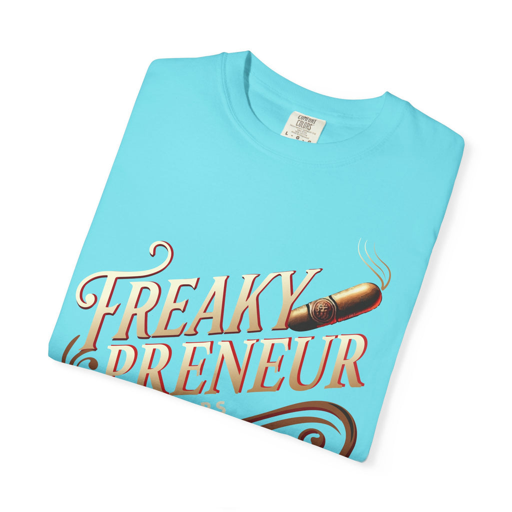 Freakypreneur Graphic T-Shirt — Vintage Cigar Logo with QR Back