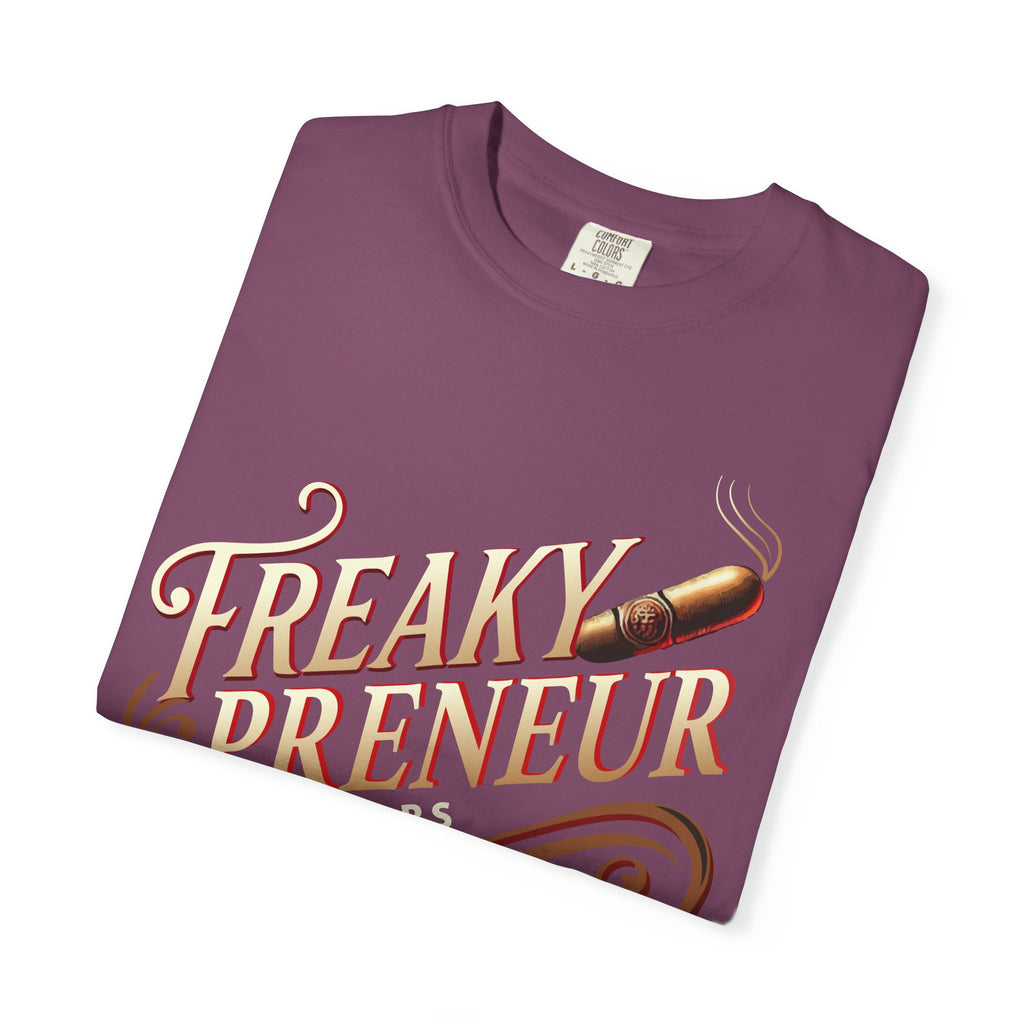 Freakypreneur Graphic T-Shirt — Vintage Cigar Logo with QR Back