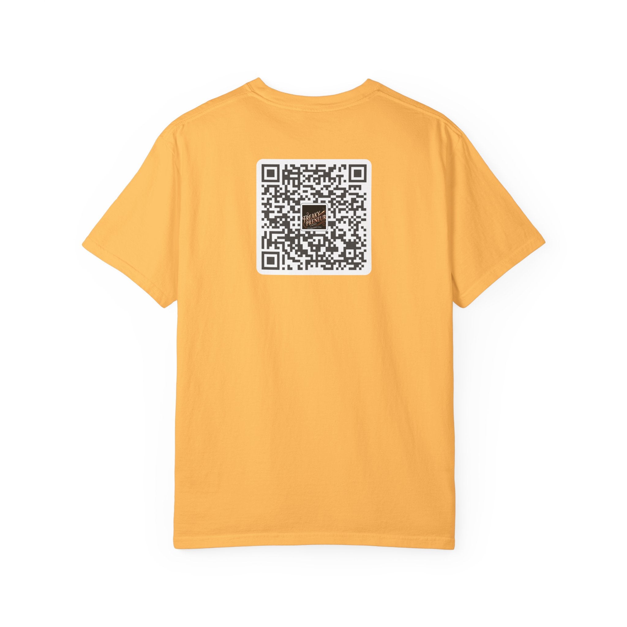 Freakypreneur Graphic T-Shirt — Vintage Cigar Logo with QR Back