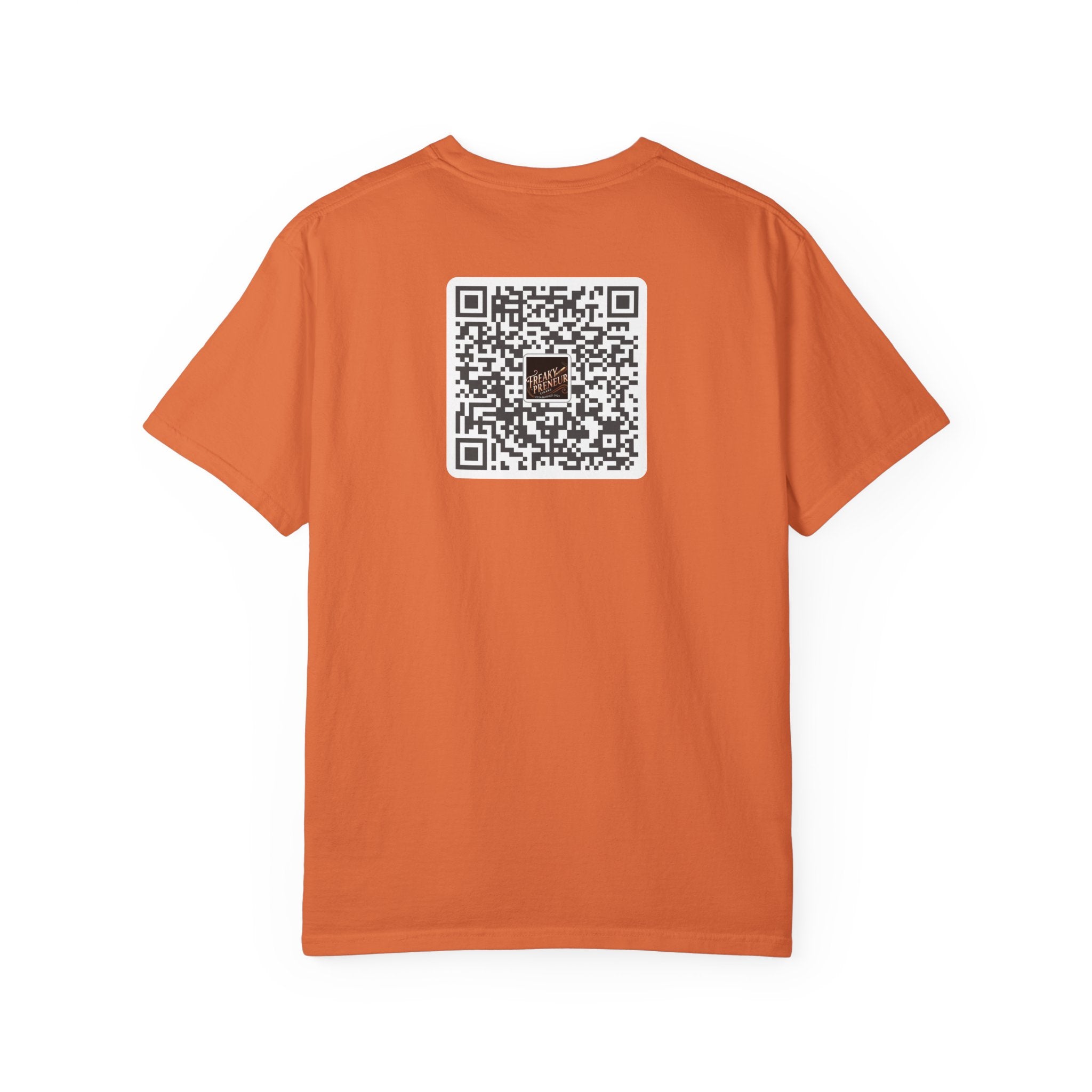 Freakypreneur Graphic T-Shirt — Vintage Cigar Logo with QR Back