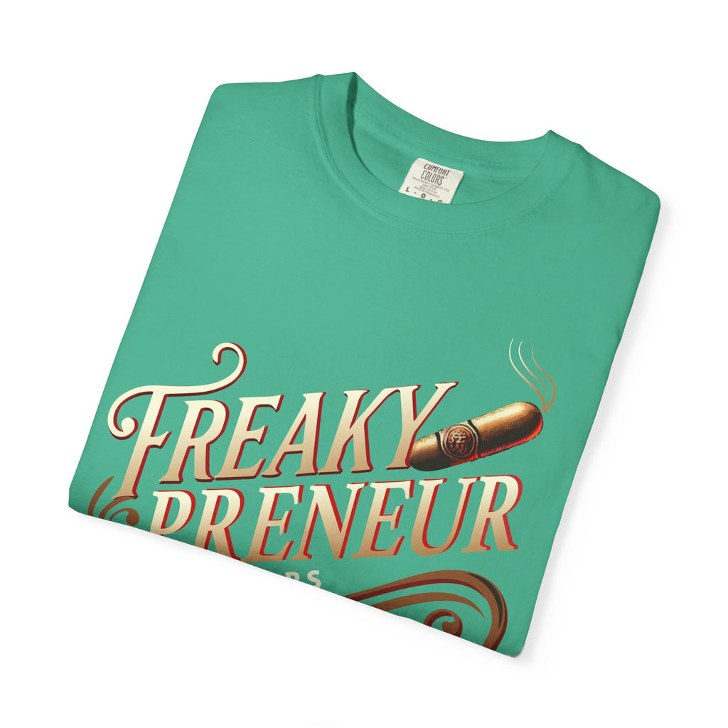 Freakypreneur Graphic T-Shirt — Vintage Cigar Logo with QR Back