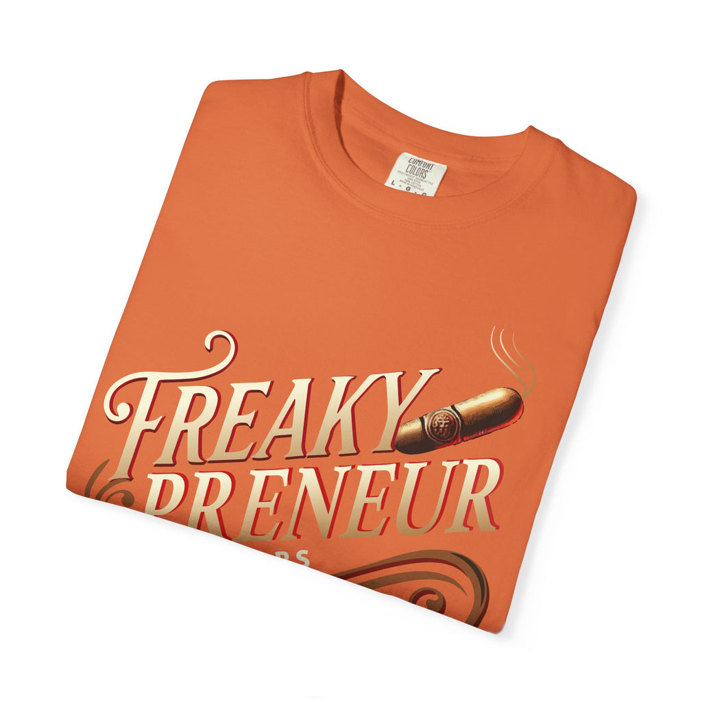 Freakypreneur Graphic T-Shirt — Vintage Cigar Logo with QR Back