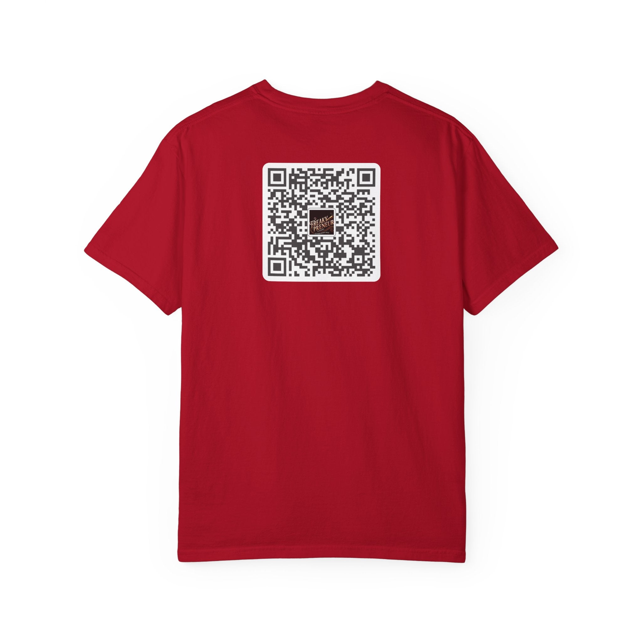 Freakypreneur Graphic T-Shirt — Vintage Cigar Logo with QR Back