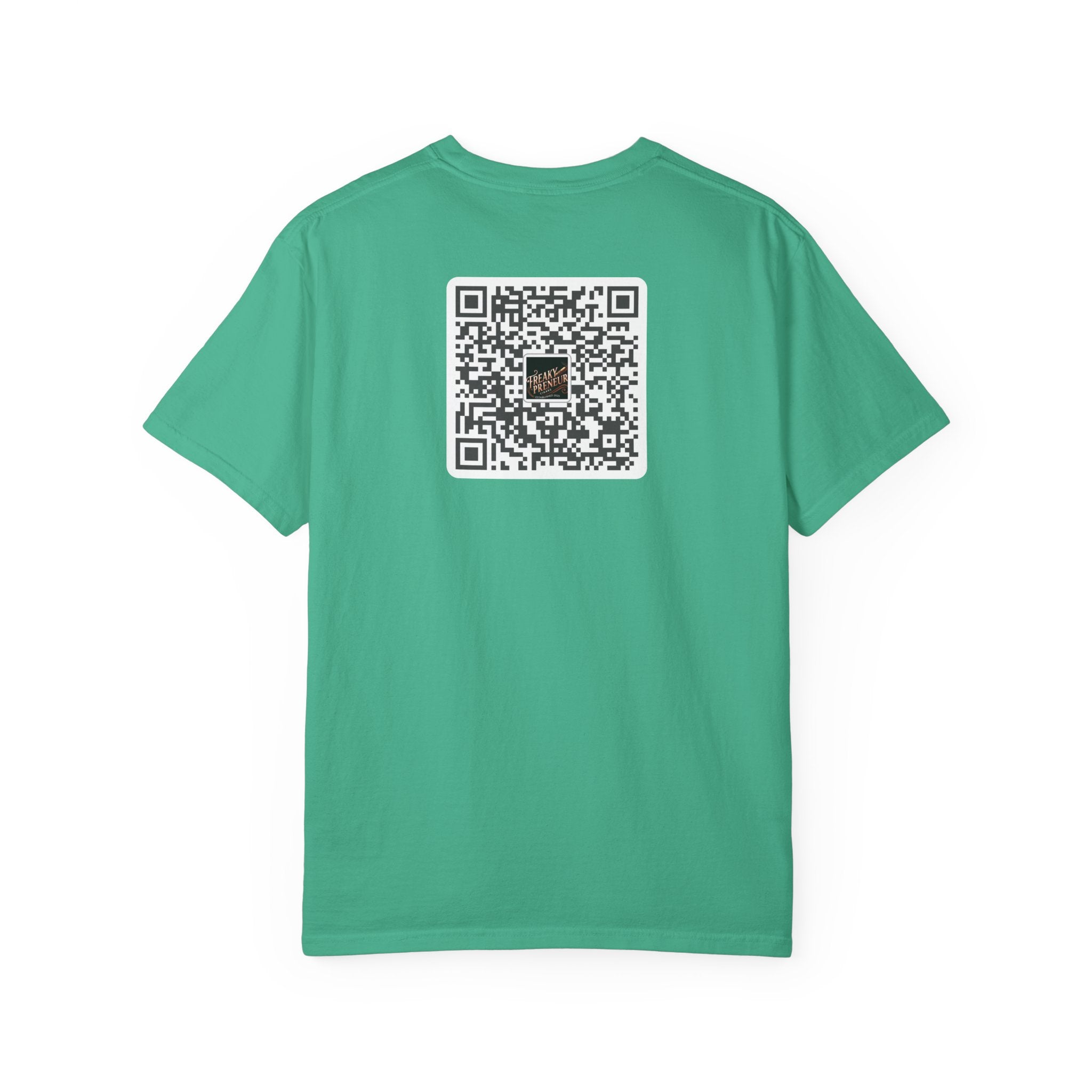 Freakypreneur Graphic T-Shirt — Vintage Cigar Logo with QR Back