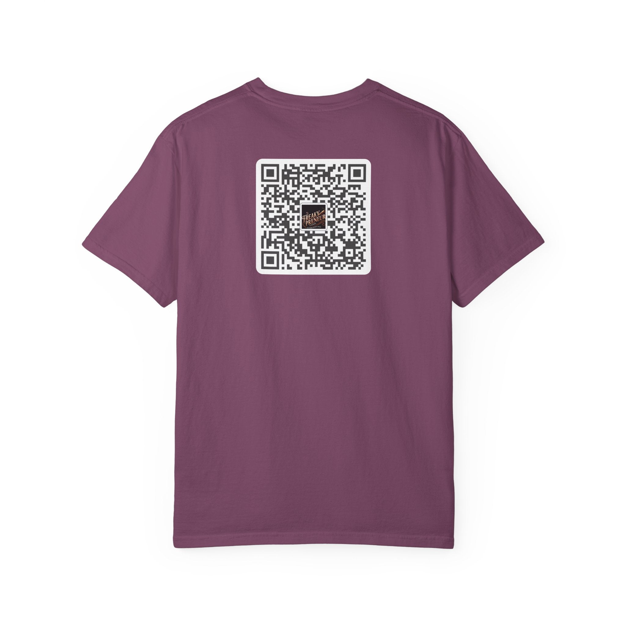 Freakypreneur Graphic T-Shirt — Vintage Cigar Logo with QR Back