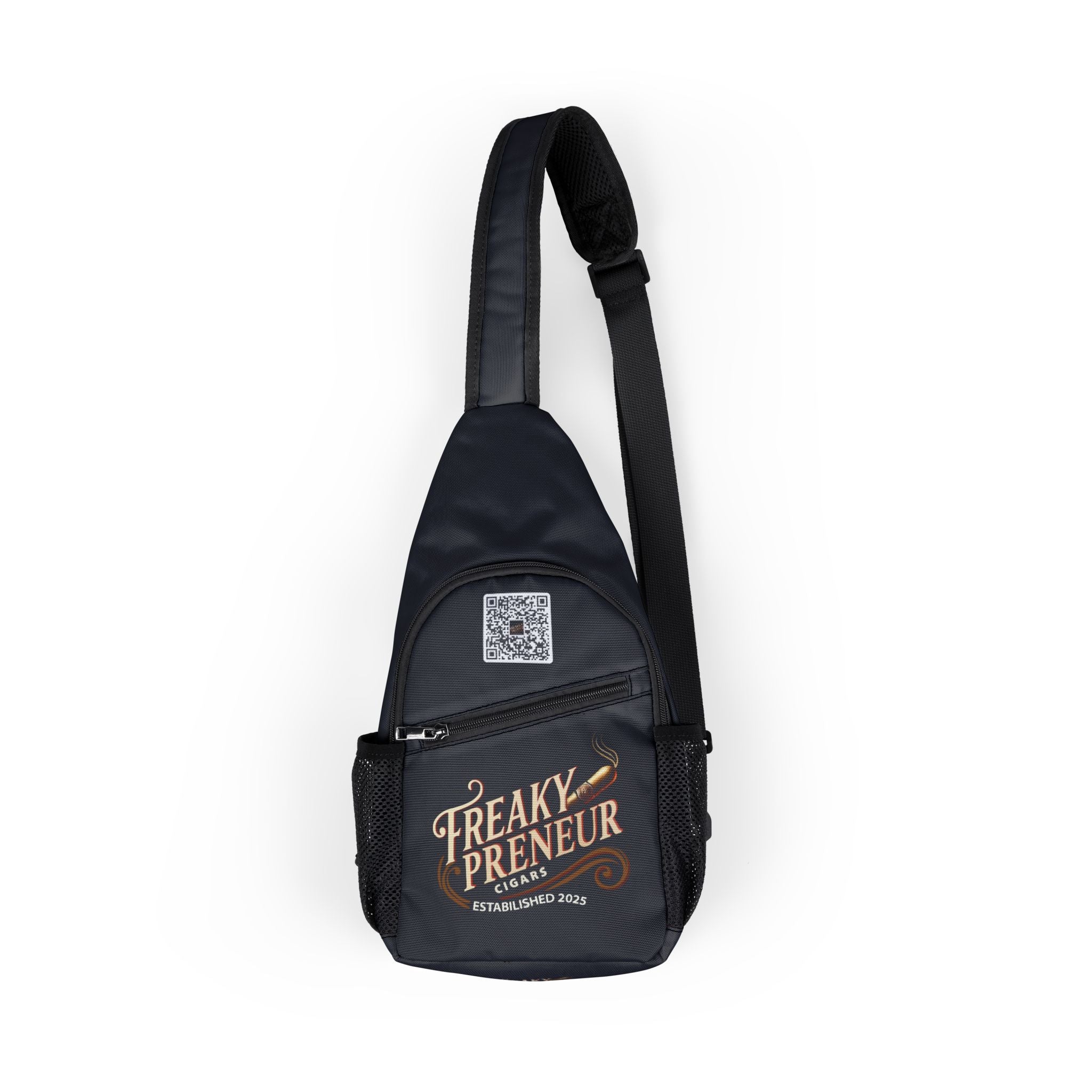 Freakypreneur Cigars Chest Bag - Stylish Sling Backpack for Entrepreneurs