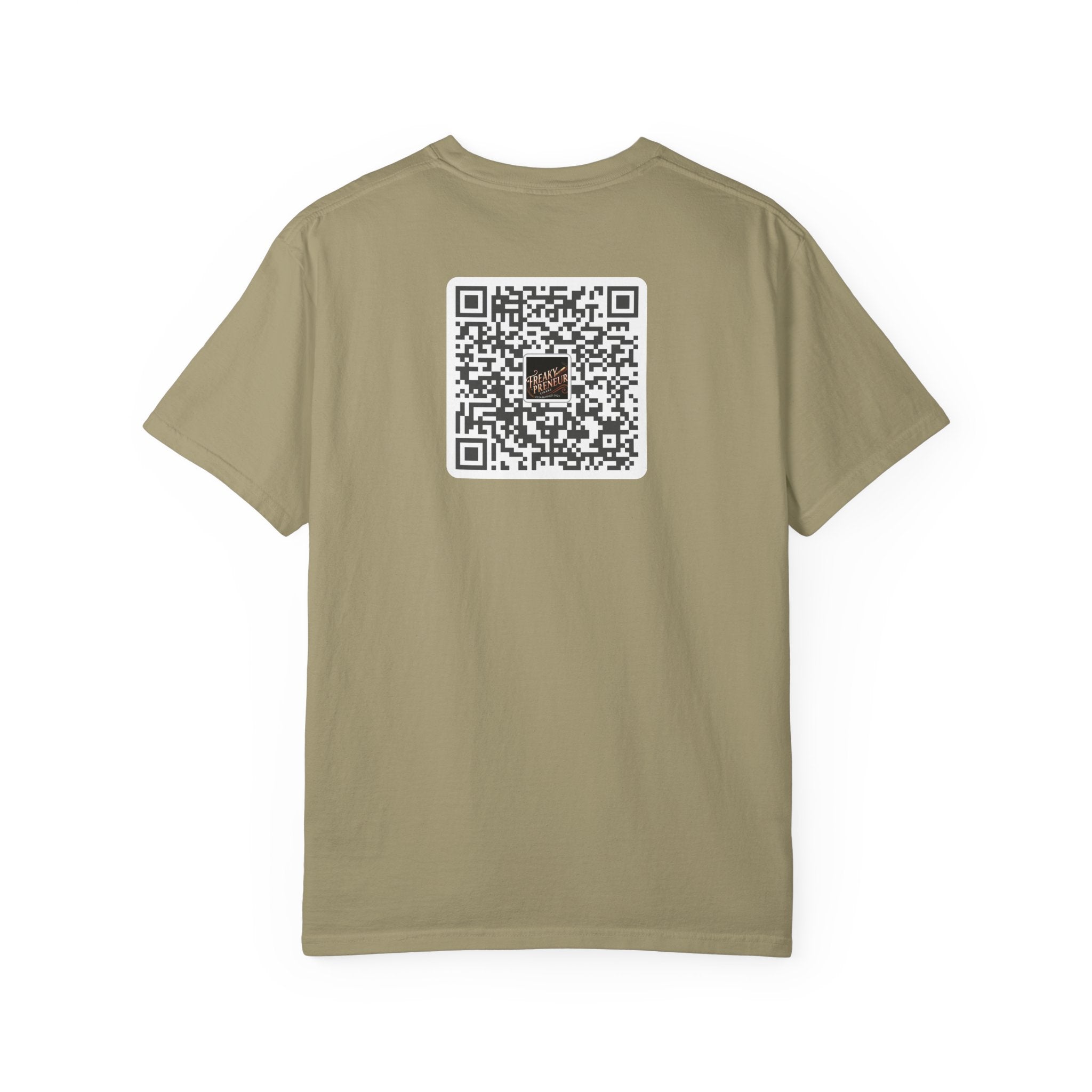 Freakypreneur Graphic T-Shirt — Vintage Cigar Logo with QR Back