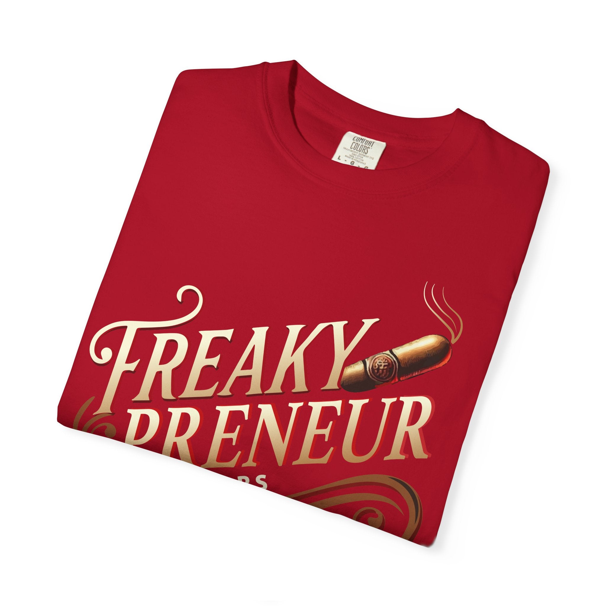Freakypreneur Graphic T-Shirt — Vintage Cigar Logo with QR Back