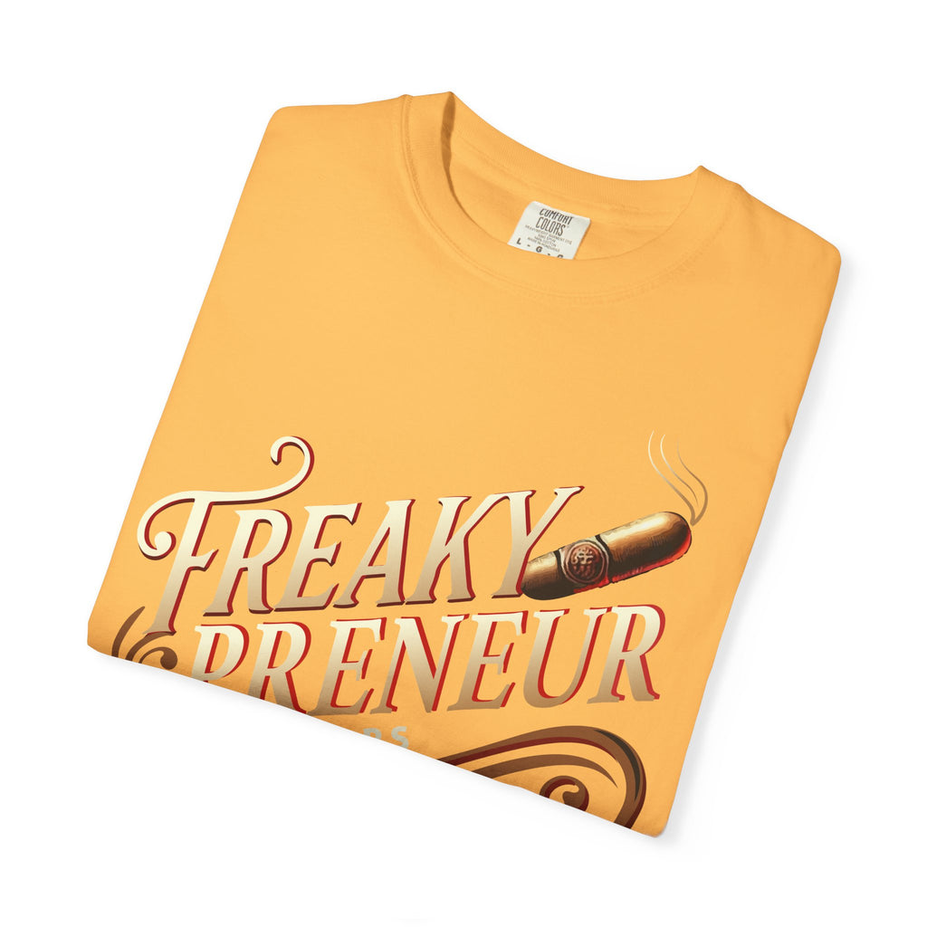Freakypreneur Graphic T-Shirt — Vintage Cigar Logo with QR Back