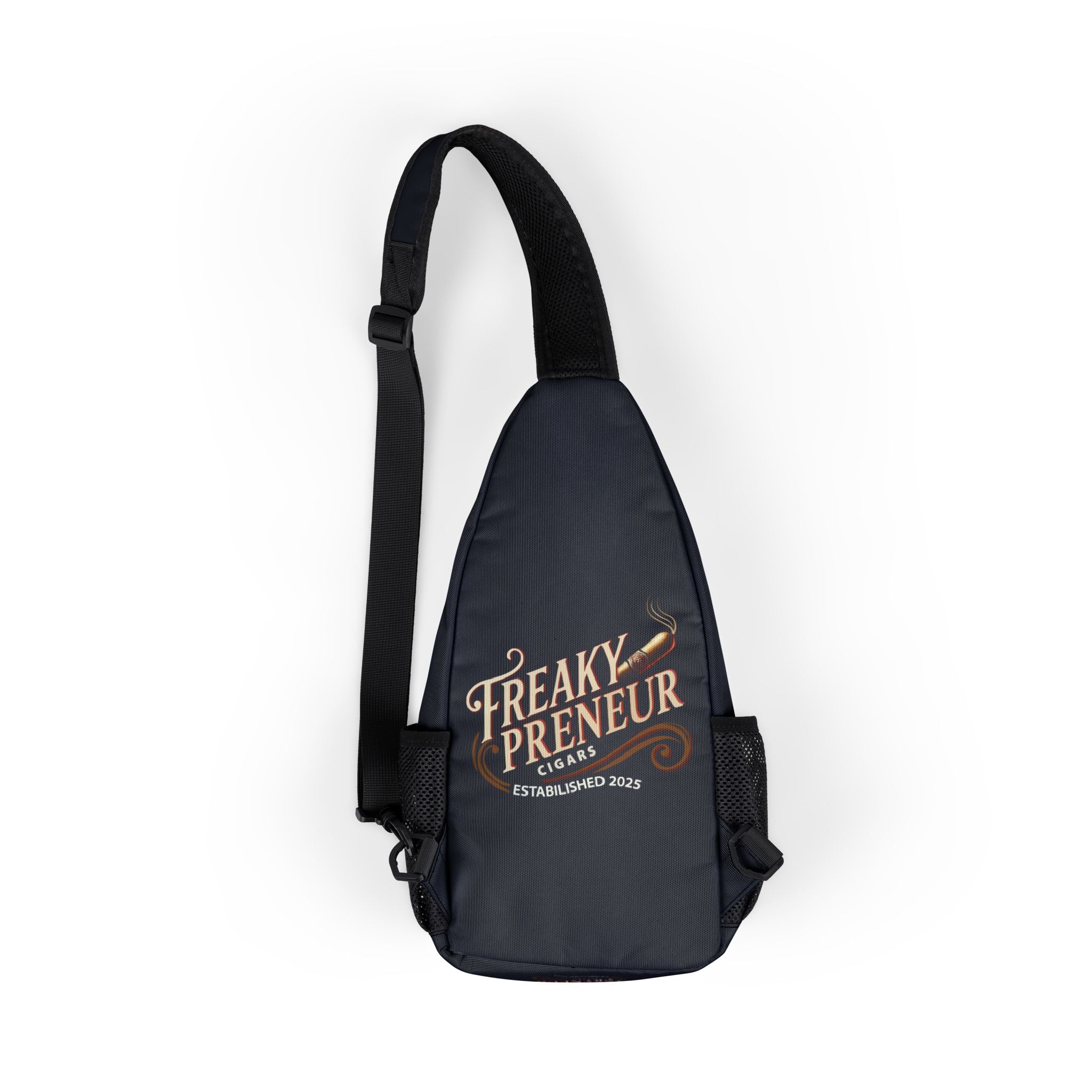 Freakypreneur Cigars Chest Bag - Stylish Sling Backpack for Entrepreneurs