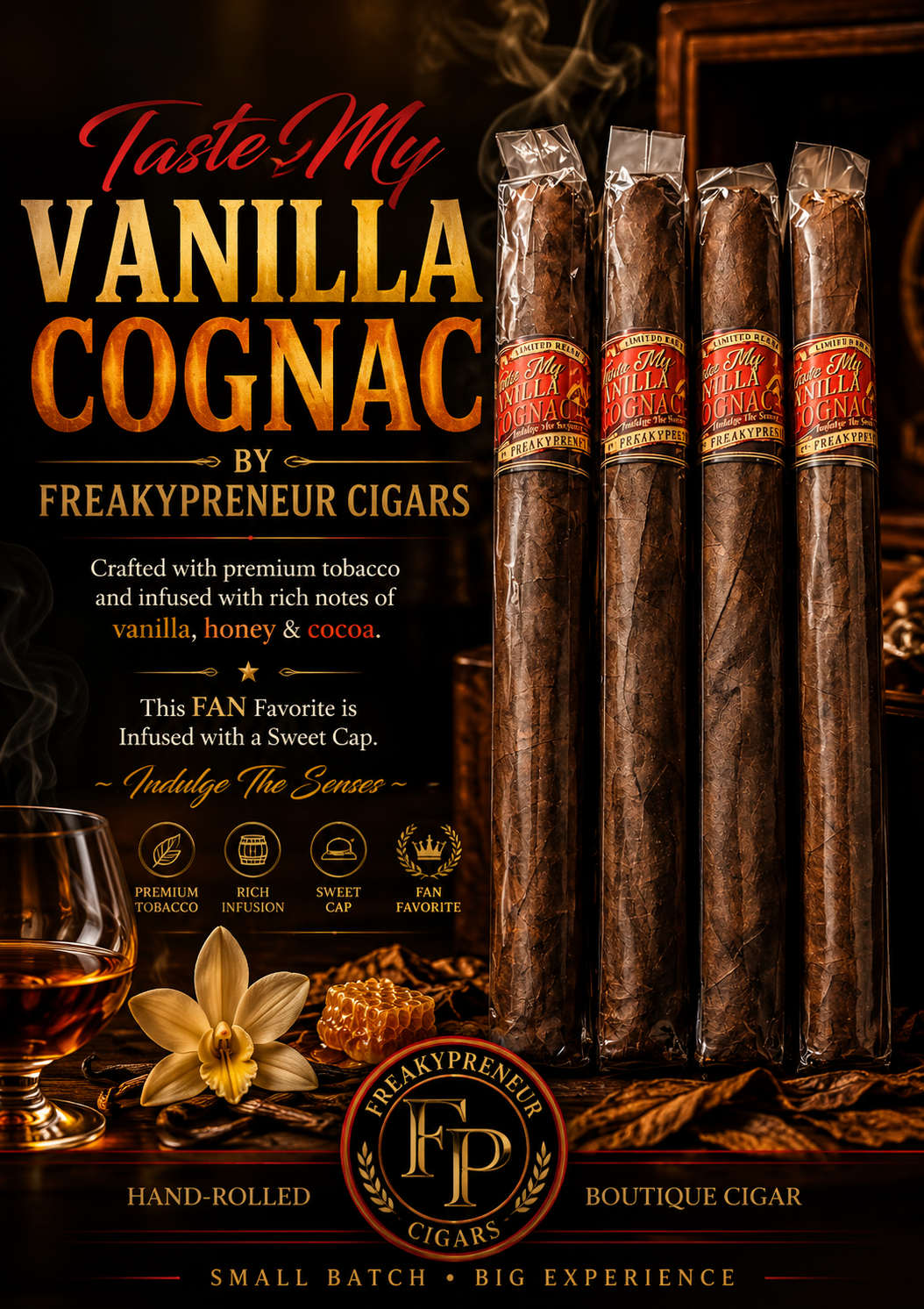 Taste My Vanilla Cognac Infused Cigar