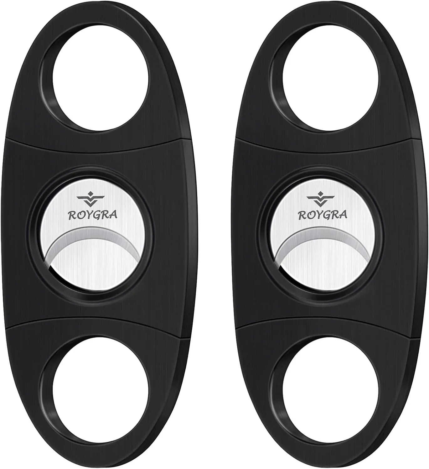 Straight Cutter, Enlarge 65 Ring Fit Almost Cigar Sizes, Guillotine Double Blade